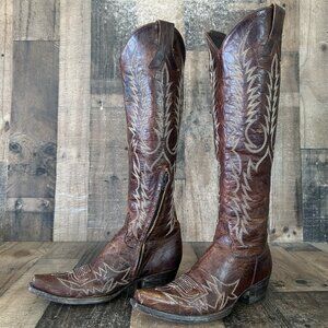 Old Gringo Mayra Bis Tall Snip Toe L1213 Cowboy Western Boots Womens 7 B